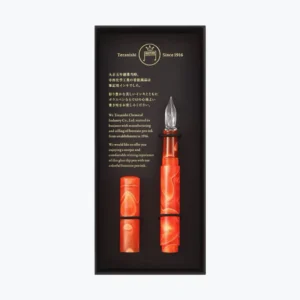 TERANISHI | Pluma de Cristal con tapa AURORA COSMO - Orange