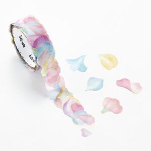 BANDE | Rollo de Pegatinas Washi (120) - Flower shower pink