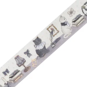 BGM | Masking Tape 20 mm x 5 m FAIRY TALE PARTY - Silver Gray