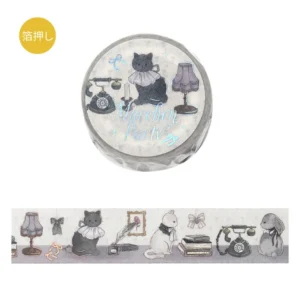 BGM | Masking Tape 20 mm x 5 m FAIRY TALE PARTY - Silver Gray