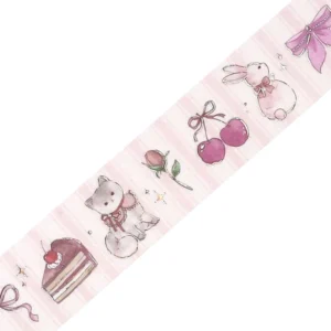 BGM | Masking Tape 20 mm x 5 m FAIRY TALE PARTY - Strawberry