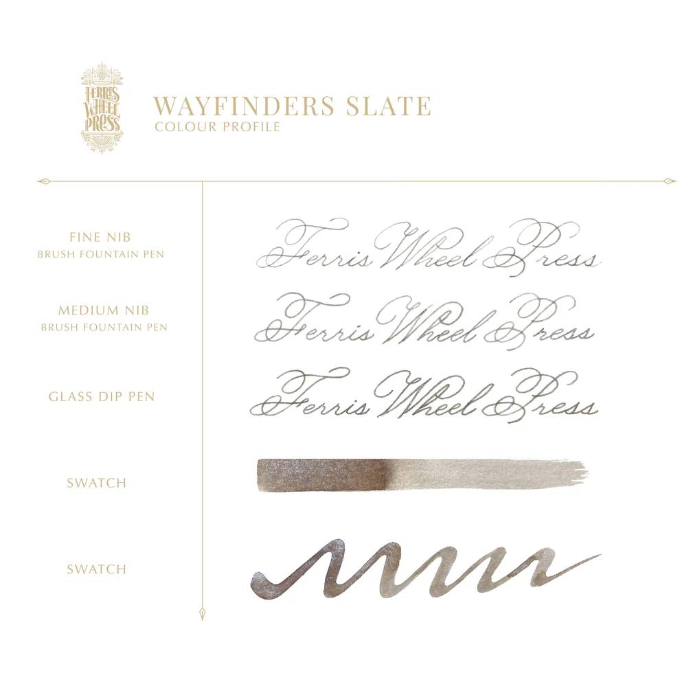 FERRIS WHEEL PRESS | Tintero Vidrio 38 ml - EVERYDAY SHIMMER Wayfinders Slate - Imagen 3