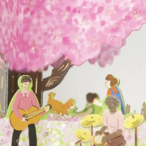 GREETING LIFE | Tarjeta Felicitación Pop Up - Spring Sakura