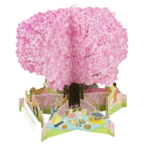GREETING LIFE | Tarjeta Felicitación Pop Up - Spring Sakura
