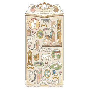 KAMIO JAPAN | Pegatinas Cuentos MONOGATARI - Los siete cabritillos
