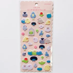 KAMIO JAPAN | Pegatinas FLUFFY SEAL - Birds