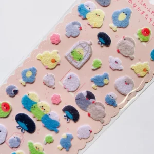 KAMIO JAPAN | Pegatinas FLUFFY SEAL - Birds