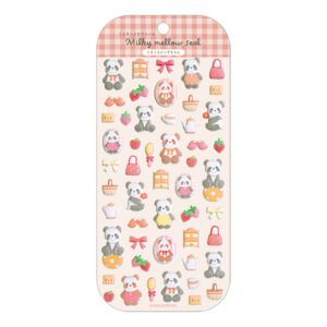 KAMIO JAPAN | Pegatinas MILKY MELLOW SEAL - Panda