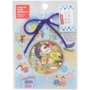 KAMIO JAPAN | Pegatinas Nihon Seal Flake – Festividades