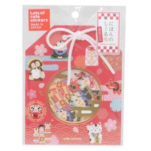 KAMIO JAPAN | Pegatinas Nihon Seal Flake – Amuletos suerte