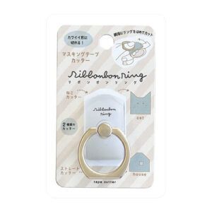 KUTSUWA | Cutter para masking tape RIBBON BON RING - Cat