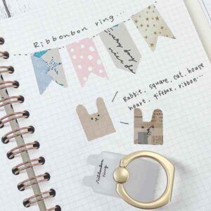 KUTSUWA | Cutter para masking tape RIBBON BON RING - Rabbit
