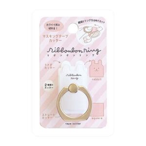 KUTSUWA | Cutter para masking tape RIBBON BON RING - Rabbit