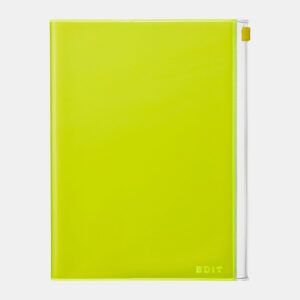 MARK'S EDiT | Cuaderno A5 cuadriculado - Amarillo Neón