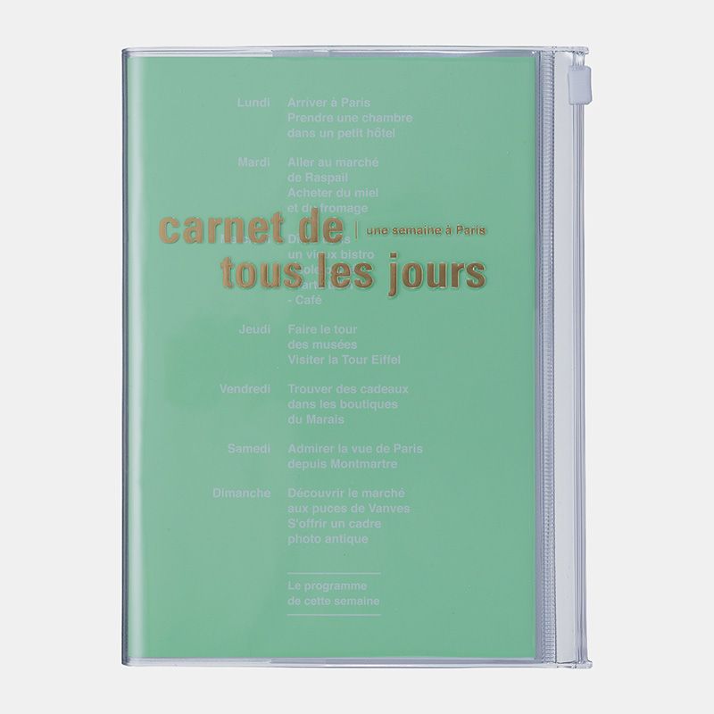 MARK'S Days | Cuaderno B6 Liso + Malla Puntos - Mint