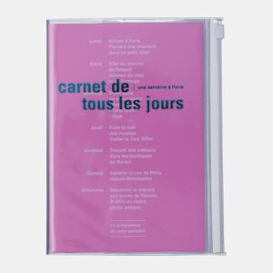 MARK'S Days | Cuaderno B6 Liso + Malla Puntos - Pink