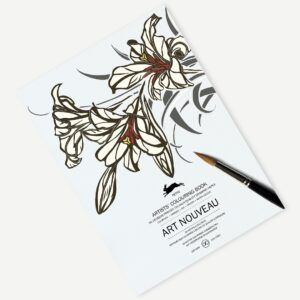 THE PEPIN PRESS | Libro A3 ilustraciones para colorear - Art Nouveau