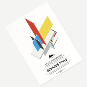 THE PEPIN PRESS | Libro A3 ilustraciones para colorear - Bauhaus Style