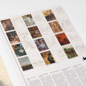 THE PEPIN PRESS | Libro A3 ilustraciones para colorear - Edgar Degas