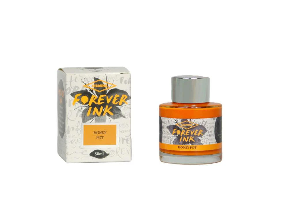 DIAMINE | Tintero Vidrio 50 ml CON PIGMENTOS – Honey Pot