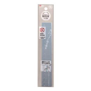 KUTSUWA HiLiNE | Regla Aluminio 15 cm - Cortadora - Azul