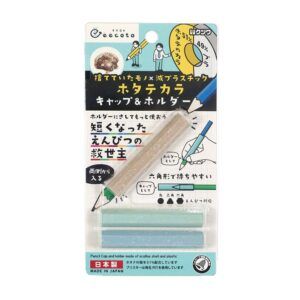 KUTSUWA | Set 3 Extensores Dobles para Lápices LIKOTO - Conchas