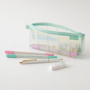 MIDORI | Estuche Ed Lim - Mesh Check Green Grande