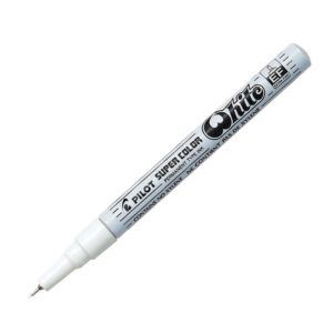 PILOT | Rotulador Permanente Multisuperficie SUPER COLOR EF – Blanco