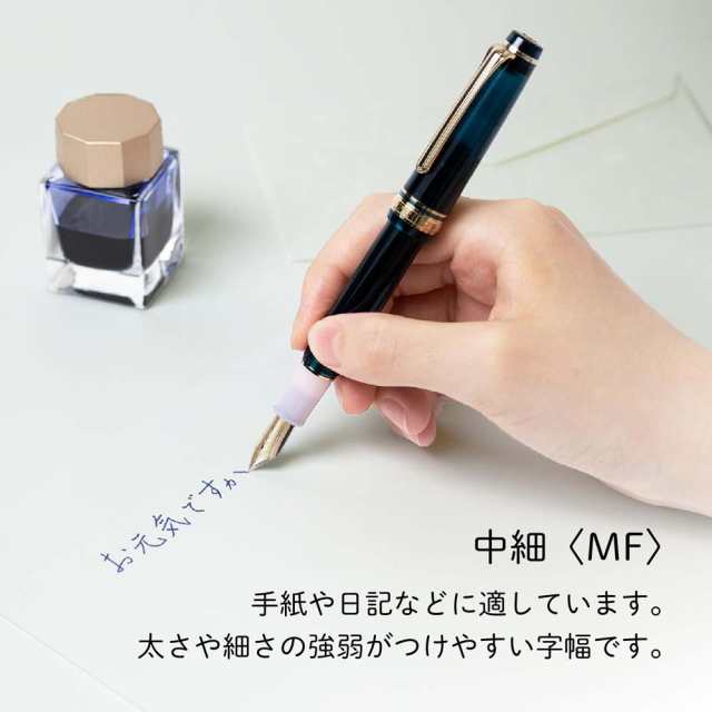 SAILOR | Pluma Estilográfica Pro Gear Slim - ORO 14 K - Shikiori Sansui Komakusa - Imagen 2