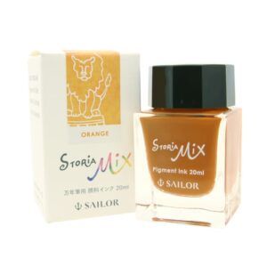 SAILOR | Tintero Vidrio 20 ml CON PIGMENTOS STORIA MIX - Orange