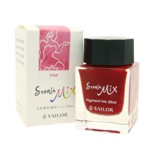 SAILOR | Tintero Vidrio 20 ml CON PIGMENTOS STORIA MIX - Pink