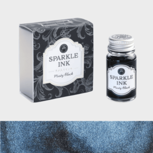 TERANISHI | Tintero Caligrafía 12 ml SPARKLE - Misty Black