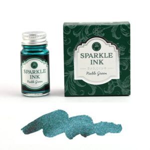 TERANISHI | Tintero Caligrafía 12 ml SPARKLE - Noble Green
