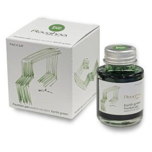 Taccia | Tintero Vidrio 40 ml ROUGHNA Sketch Ink - Earth Green