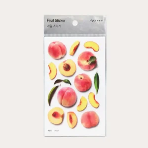 APPREE | Pegatinas Multisuperficie (16) FRUTAS - Melocotón