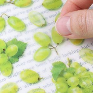 APPREE | Pegatinas Multisuperficie (21) FRUTAS - Uva verde