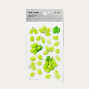 APPREE | Pegatinas Multisuperficie (21) FRUTAS - Uva verde