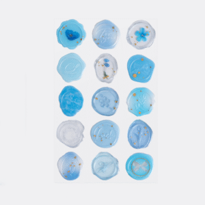 APPREE | Pegatinas sello cera SEALING WAX - Milky Blue