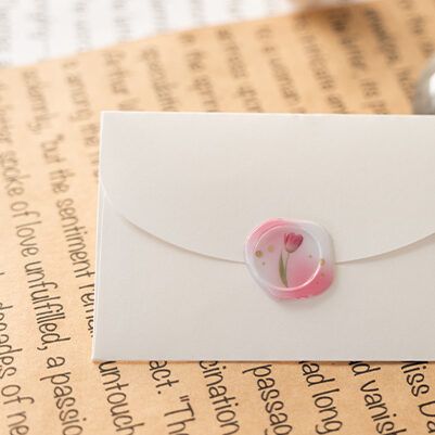 APPREE | Pegatinas sello cera SEALING WAX - Milky Pink - Imagen 3