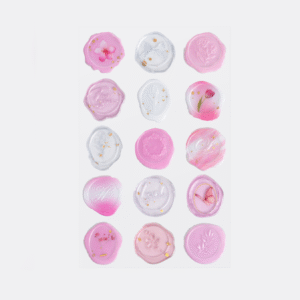 APPREE | Pegatinas sello cera SEALING WAX - Milky Pink