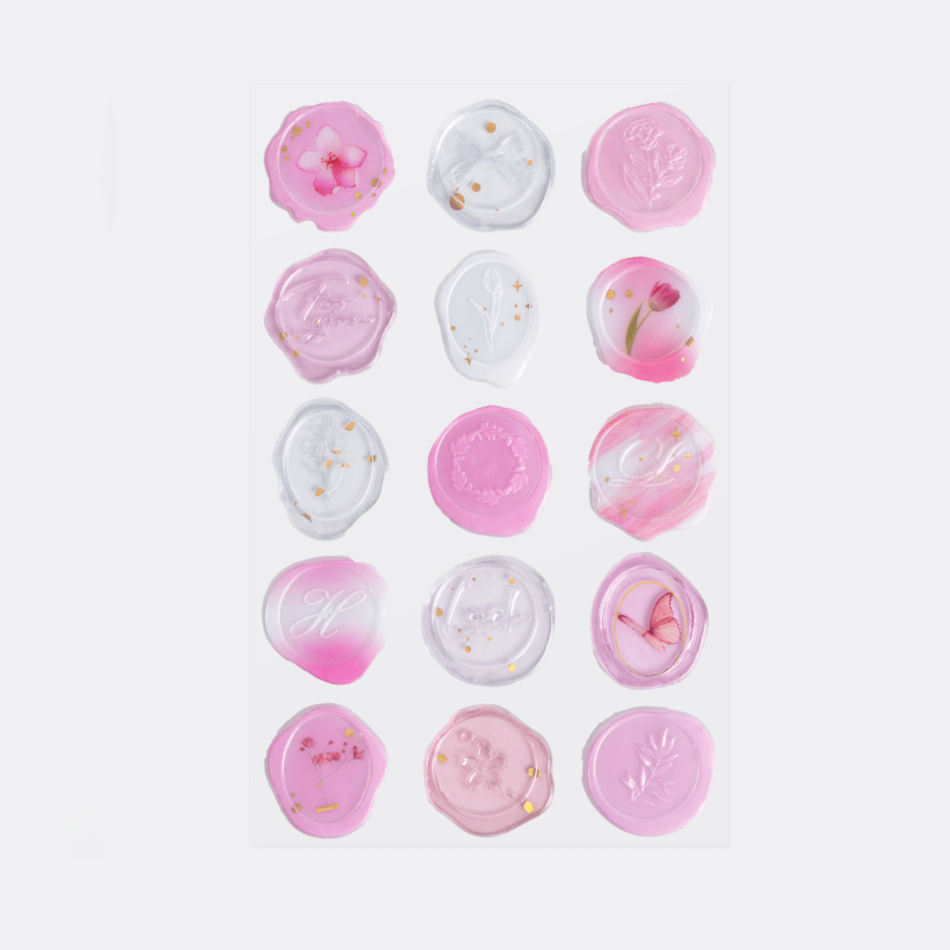 APPREE | Pegatinas sello cera SEALING WAX - Milky Pink - Imagen 2
