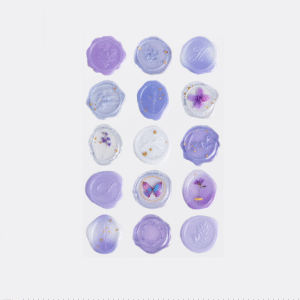 APPREE | Pegatinas sello cera SEALING WAX - Milky Purple