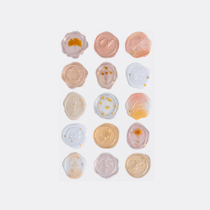 APPREE | Pegatinas sello cera SEALING WAX - Milky Yellow