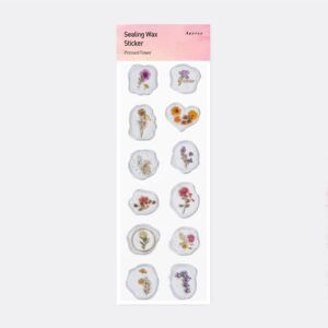APPREE | Pegatinas sello cera SEALING WAX - Pressed Flower