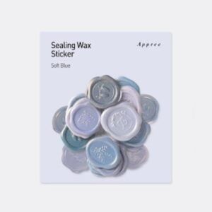 APPREE | Pegatinas sello cera SEALING WAX - Soft Blue
