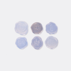 APPREE | Pegatinas sello cera SEALING WAX - Soft Blue