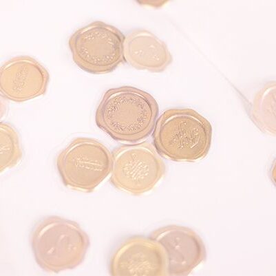 APPREE | Pegatinas sello cera SEALING WAX - Soft Gold - Imagen 3