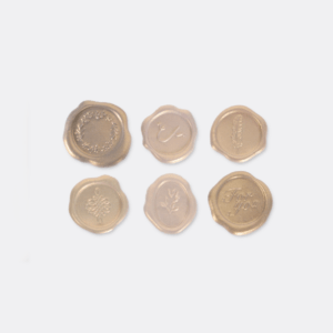 APPREE | Pegatinas sello cera SEALING WAX - Soft Gold