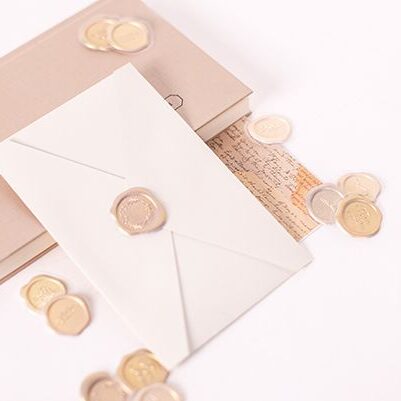 APPREE | Pegatinas sello cera SEALING WAX - Soft Gold - Imagen 5