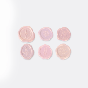 APPREE | Pegatinas sello cera SEALING WAX - Soft Pink